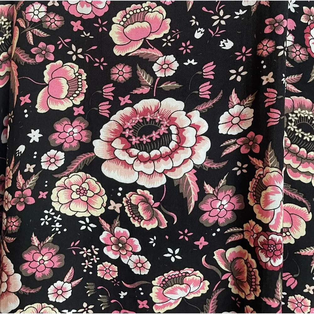 BOHO FLORAL PRINTED SUMMER DRESS WITH POCKETS - Picture 5 of 9